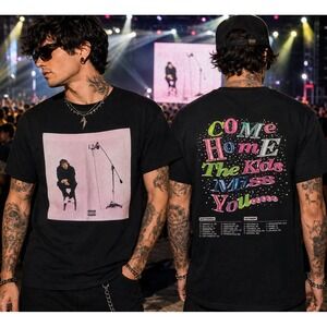 Jack Harlow Come Home The Kids Miss You Tour Graphic T-Shirt Black XL Hip Hop